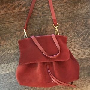 FLASH SALE Mansur Gavriel BrickSuede Mini Lady Bag